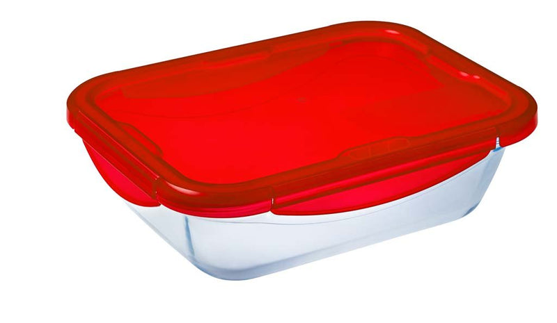 Borosilicate Glass Rectangular Food Storage